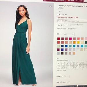 Bridesmaid Wrap Dress